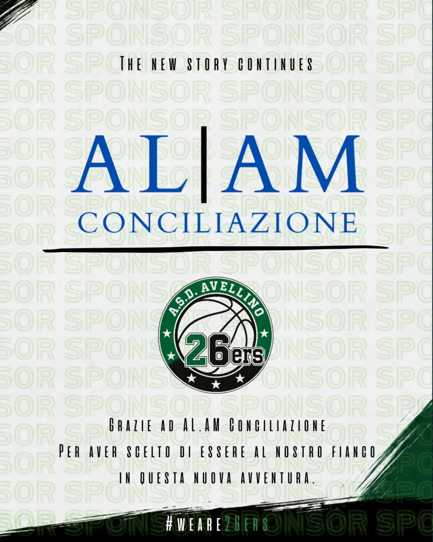 AL.AM Conciliazione, sponsor degli Avellino 26ers