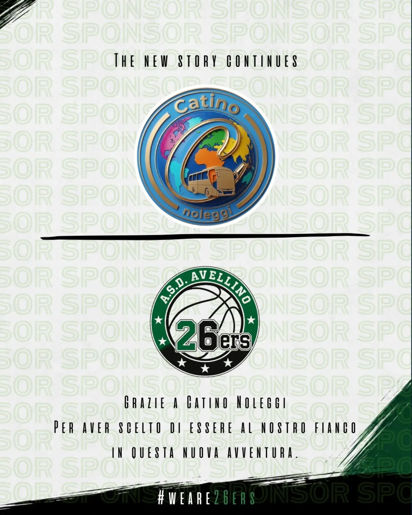 Catino Viaggi e Noleggi, sponsor Avellino 26ers
