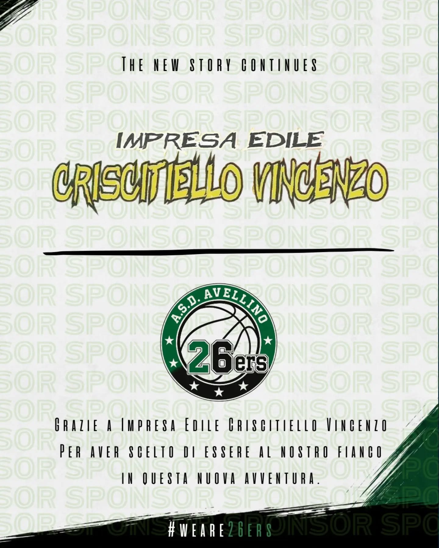 Impresa Edile Criscitiello Vincenzo, sponsor degli Avellino 26ers