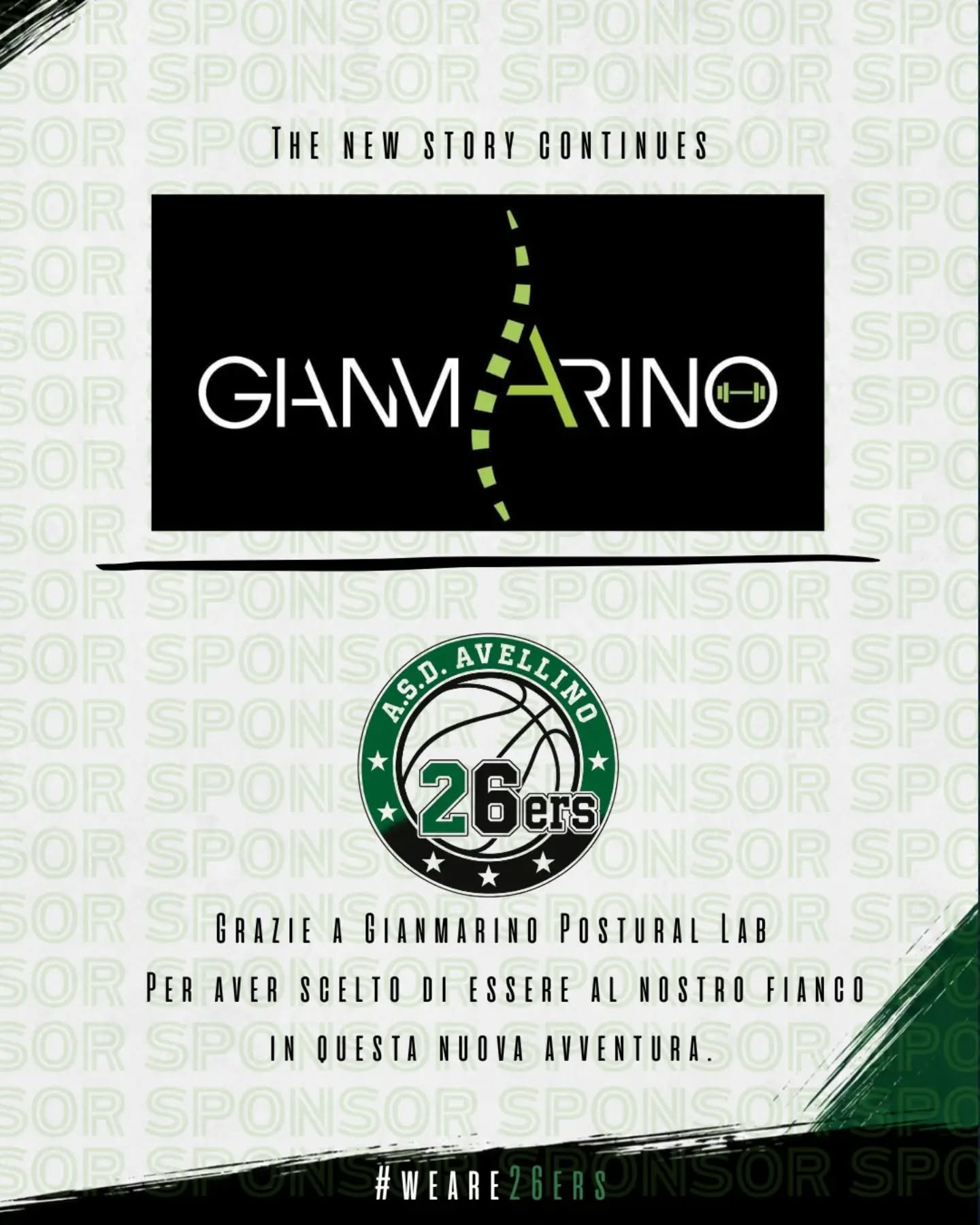Gianmarino Postural Lab, sponsor Avellino 26ers